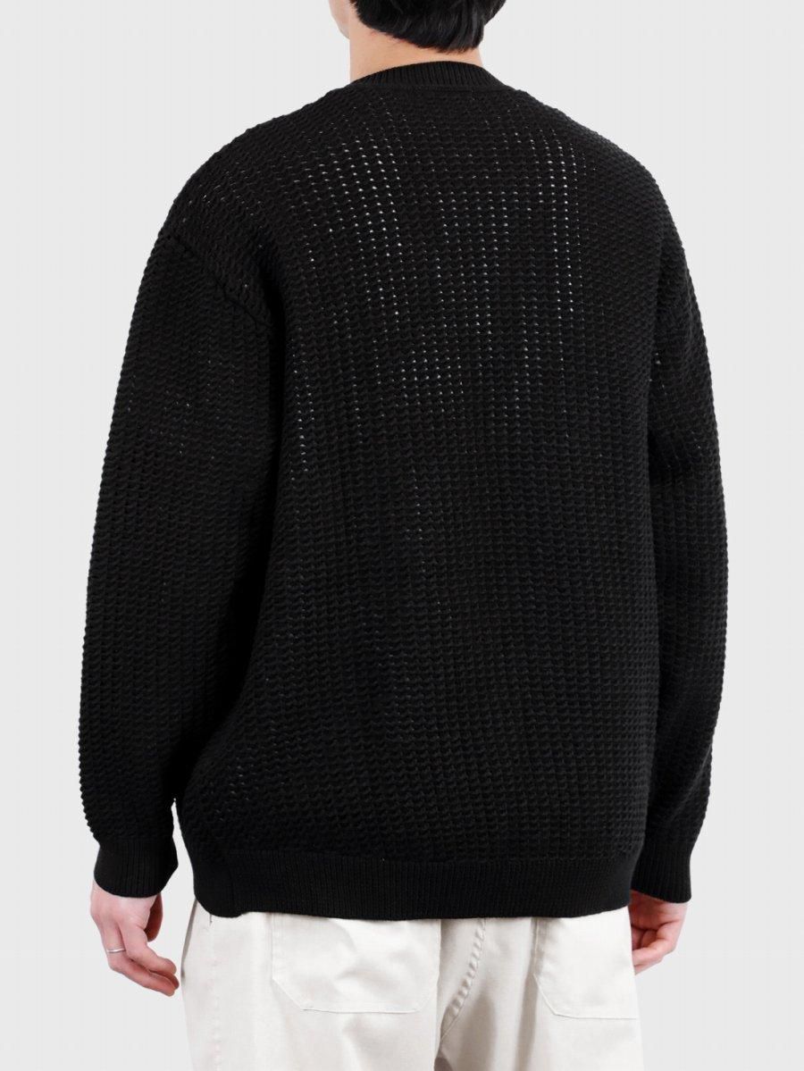 新品　nonnative RANCHER SWEATER ノンネイティブ　ウール nonnative - ノンネイティブ / RANCHER L/S SWEATER C/N MESH