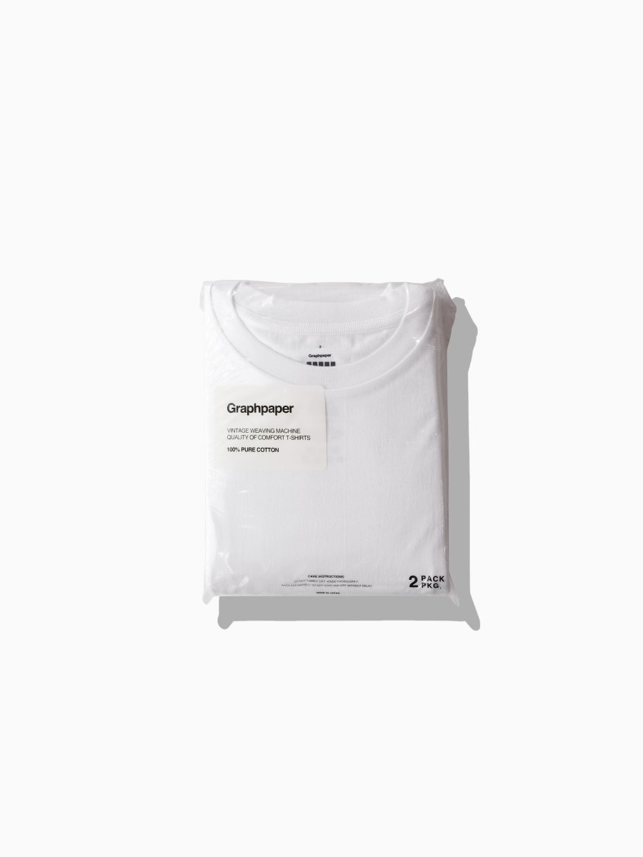 Graphpaper - グラフペーパー / 2-PACK CREW NECK TEE | NOTHING BUT