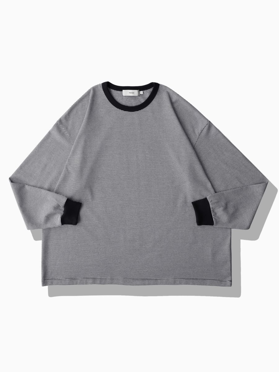 Graphpaper - グラフペーパー / NARROW BORDER L/S TEE | NOTHING BUT