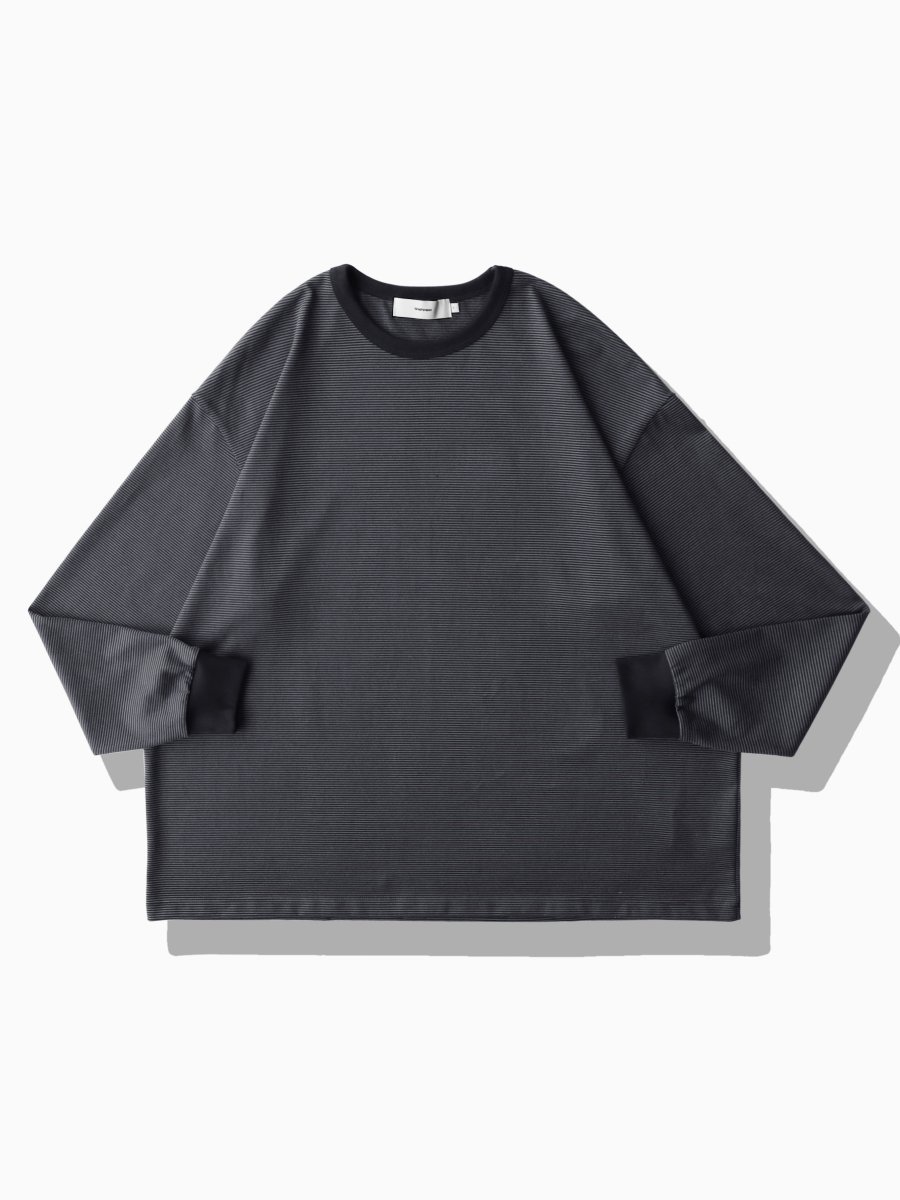 Graphpaper - グラフペーパー / NARROW BORDER L/S TEE | NOTHING BUT