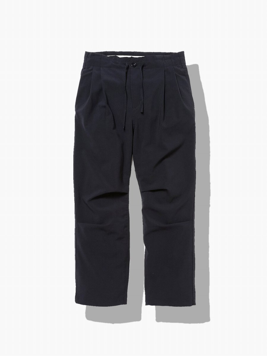 BRAND : NONNATIVE<br>MODEL : WORKER EASY PANTS P/W/Pu TROPICAL CLOTH<br>COLOR : NAVY