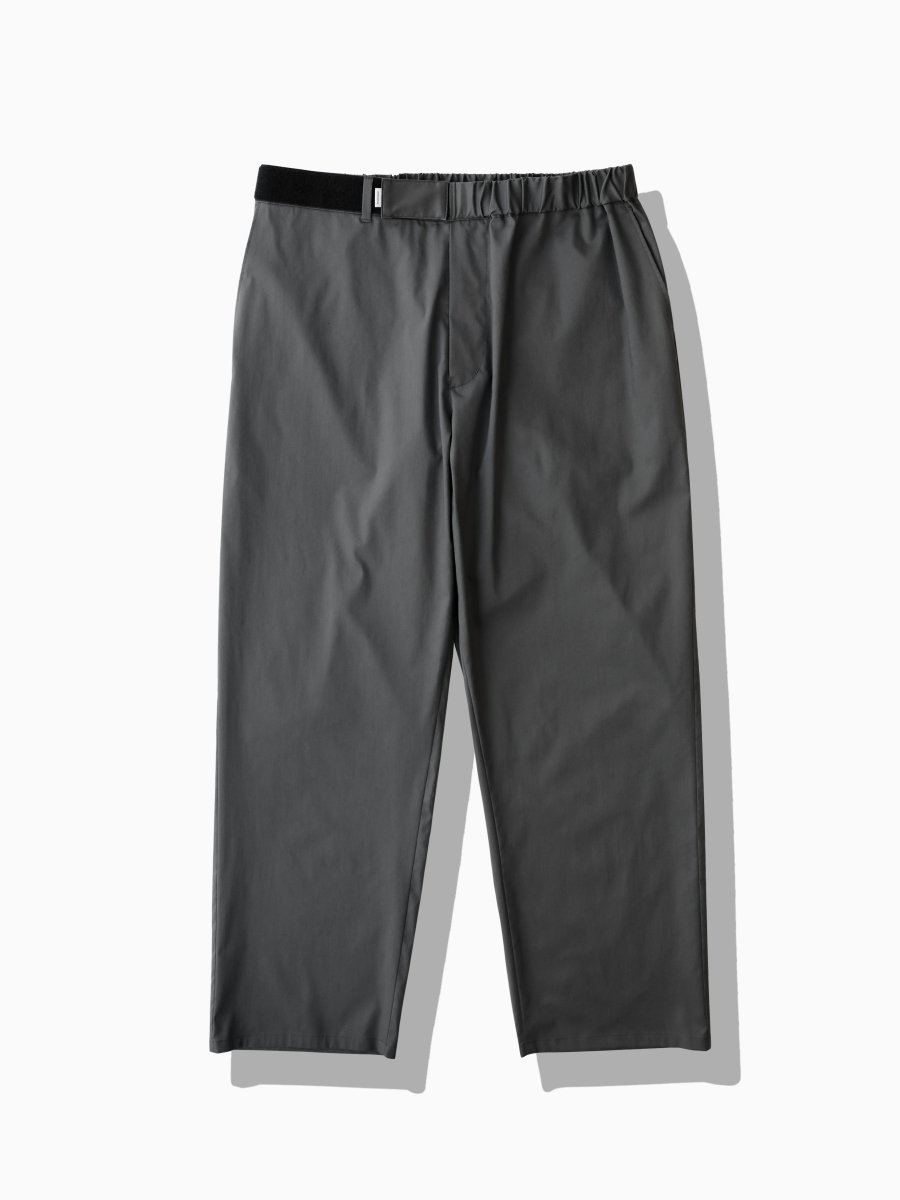 BRAND : Graphpaper<br>MODEL : SOLOTEX TWILL WIDE TAPERED CHEF PANTS<br>COLOR : C.GRAY