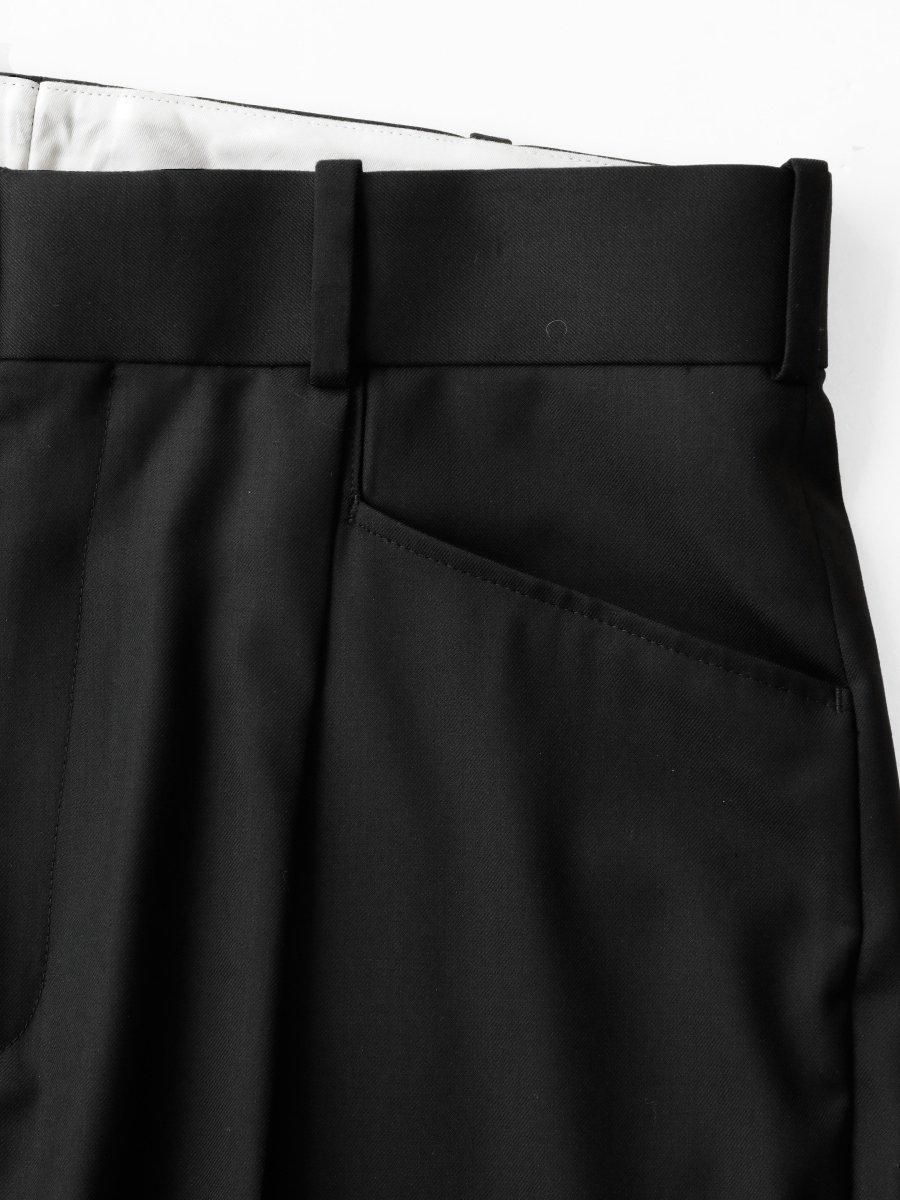 パンツ VAINL ARCHIVE CALF - black VAS23F005 S VAINL ARCHIVE CALF - black VAS23F005 S スラックス