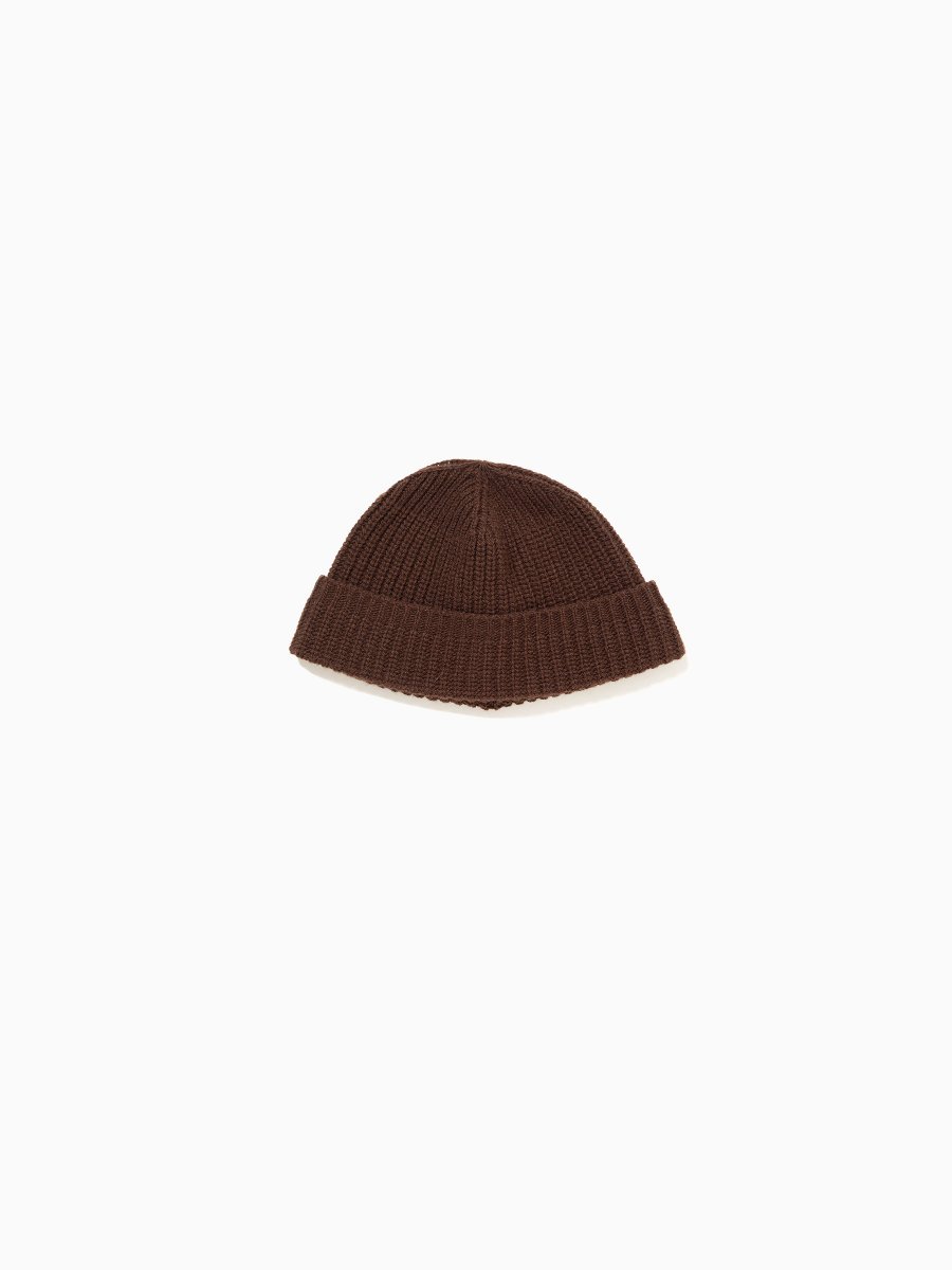 BRAND : NONNATIVE<br>MODEL : DWELLER BEANIE W/N YARN<br>COLOR : BROWN