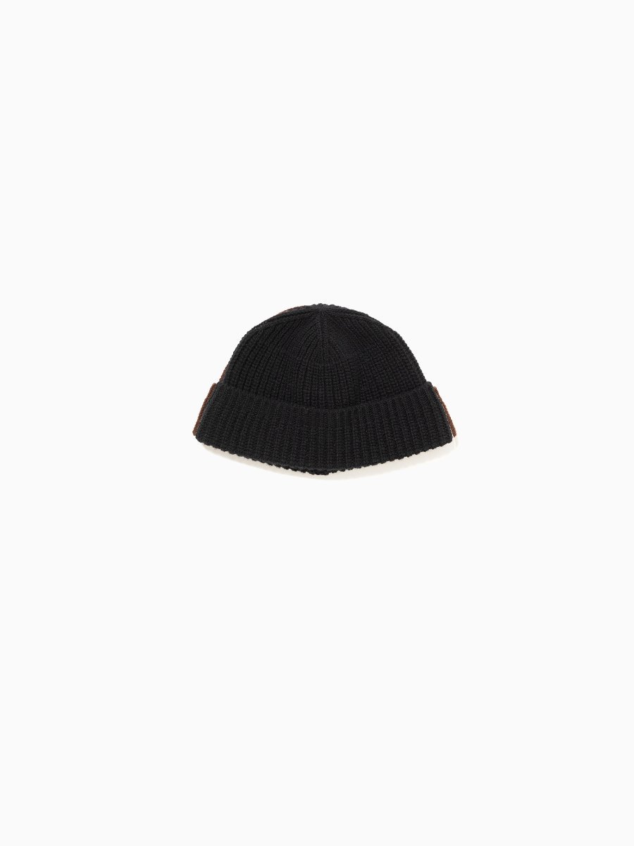 BRAND : NONNATIVE<br>MODEL : DWELLER BEANIE W/N YARN<br>COLOR : BLACK