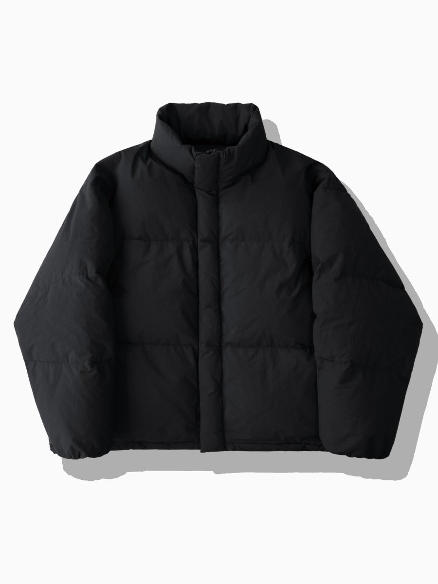 BRAND : Graphpaper<br>MODEL : GARMENT DYED DOWN JACKET<br>COLOR : BLACK