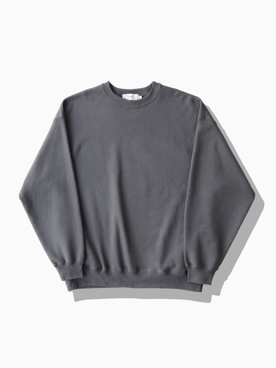 BRAND : Graphpaper<br>MODEL : AZUMA TERRY CREW NECK SWEAT<br>COLOR : GRAY