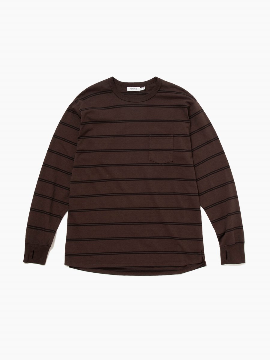 nonnative - ノンネイティブ / DWELLER L/S TEE COTTON JERSEY BORDER | NOTHING BUT