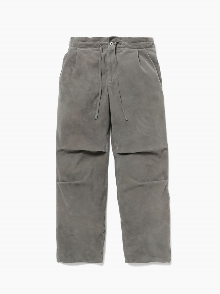 BRAND : NONNATIVE<br>MODEL : VOYAGER EASY PANTS SHEEP LEATHER<br>COLOR : KHAKI