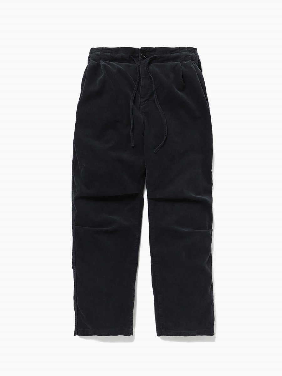 BRAND : NONNATIVE<br>MODEL : VOYAGER EASY PANTS COTTON CORD SULFUR DYE<br>COLOR : BLACK