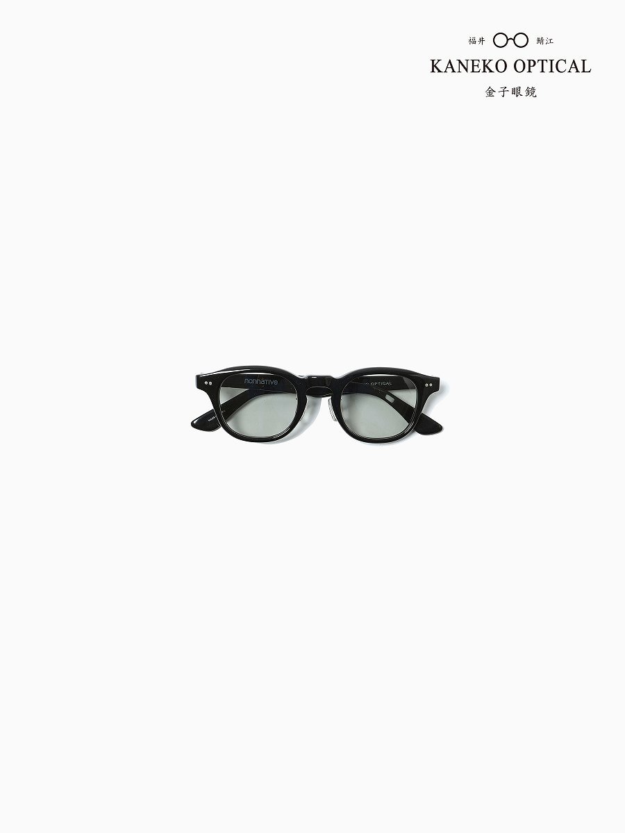 BRAND : NONNATIVE<br>MODEL : DWELLER SUNGLASSES 02 LIGHT BY KANEKO OPTICAL<br>COLOR : BLACK