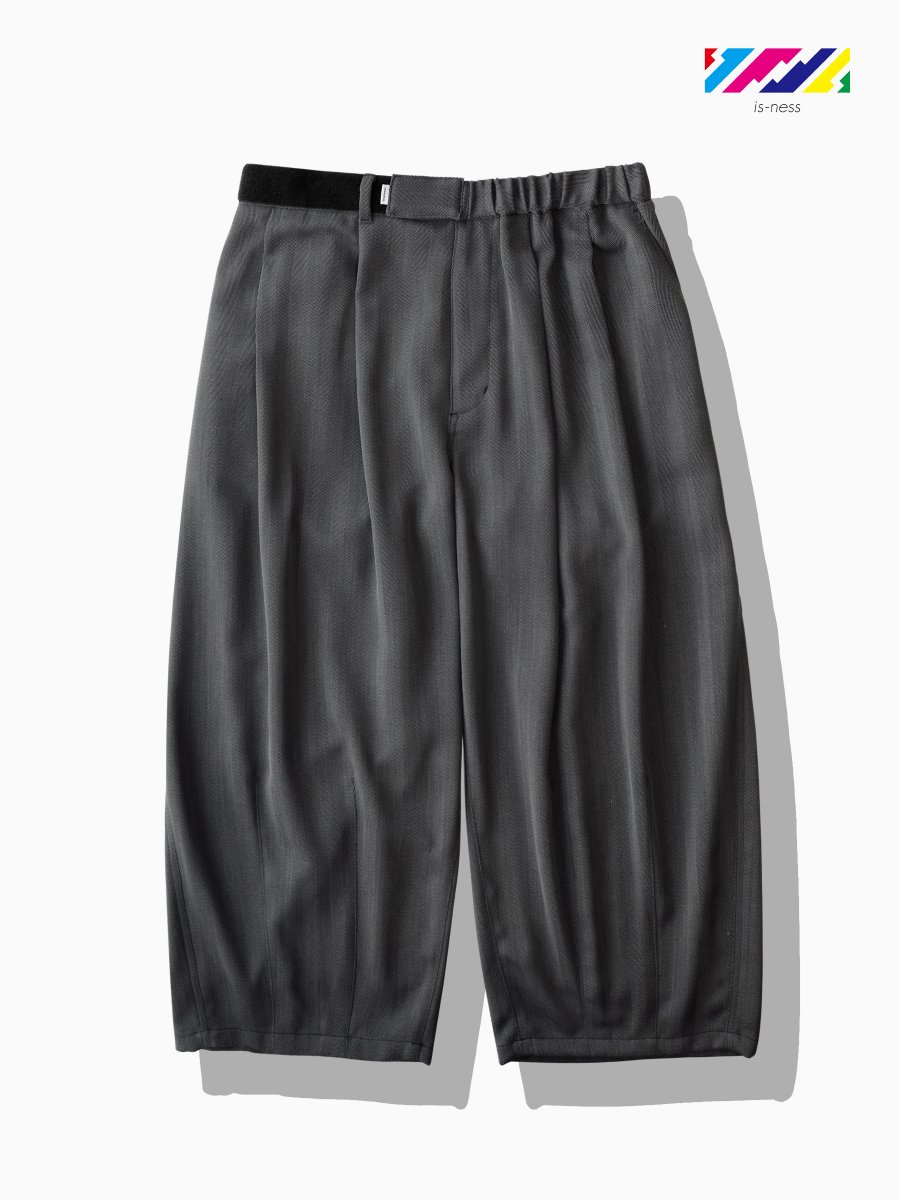 BRAND : Graphpaper<br>MODEL : is-ness for GP VINTAGE WOOL BALLOON CHEF PANTS<br>COLOR : GRAY