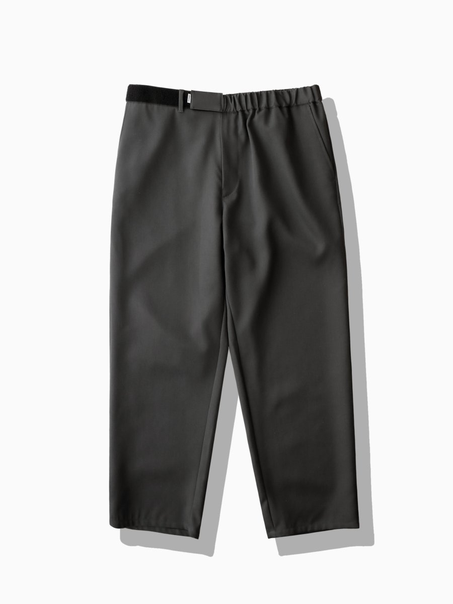 BRAND : Graphpaper<br>MODEL : SCALE OFF WOOL WIDE TAPERED CHEF PANTS<br>COLOR : C.GRAY