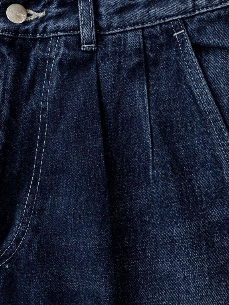 Graphpaper - グラフペーパー / SELVAGE DENIM TWO TUCK TAPERED Graphpaper - グラフペーパー / SELVAGE DENIM TWO TUCK TAPERED