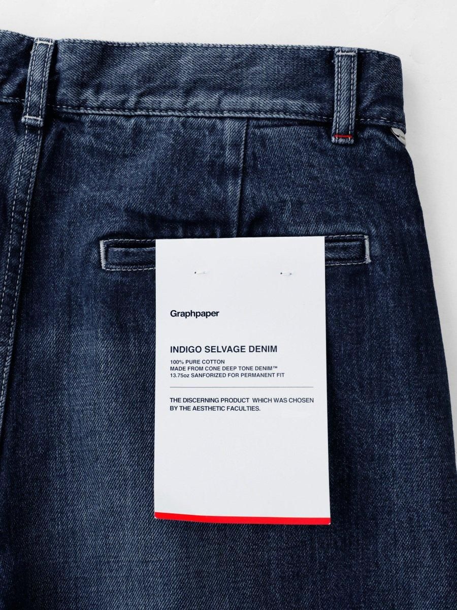 Graphpaper - グラフペーパー / SELVAGE DENIM TWO TUCK TAPERED