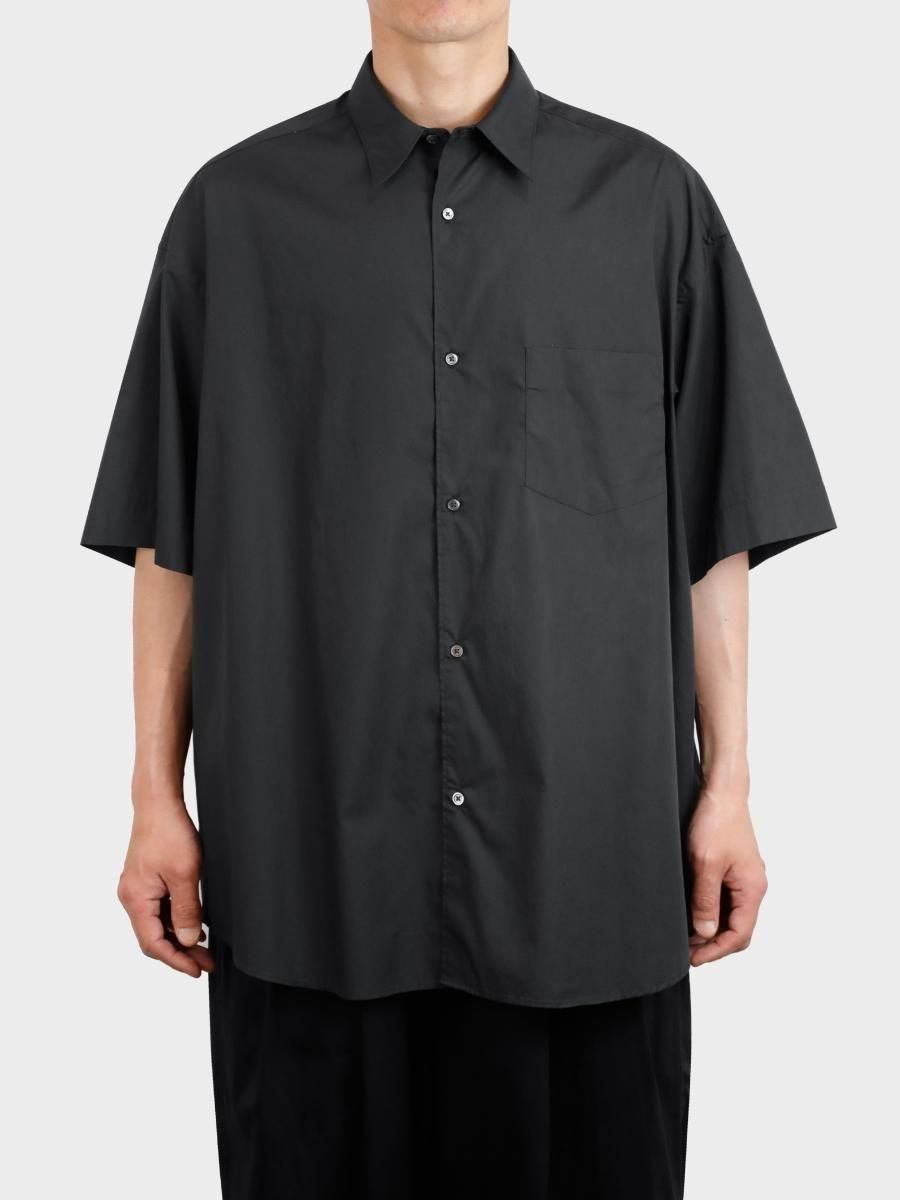 Graphpaper) Broad S/S Oversized Regular Collar Shirt (GM241
