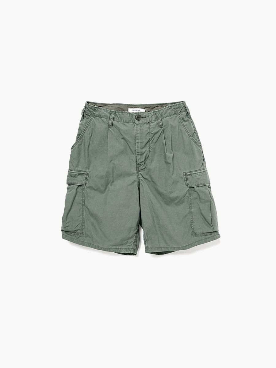 BRAND : NONNATIVE<br>MODEL : TROOPER 6P SHORTS COTTON RIPSTOP<br>COLOR : KHAKI