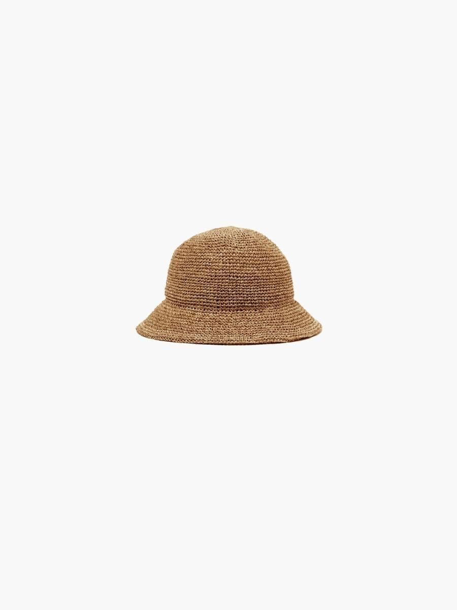 BRAND : NONNATIVE<br>MODEL : FARMER HAT PAPER BRAID<br>COLOR : SAND