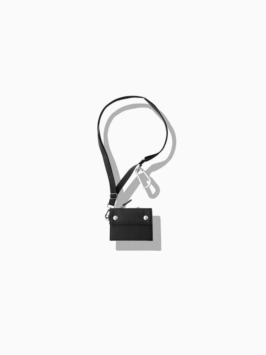 BRAND : VAINL ARCHIVE<br>CONNECTED : POTR<br>MODEL : SHOULDER WALLET<br>COLOR : BLACK