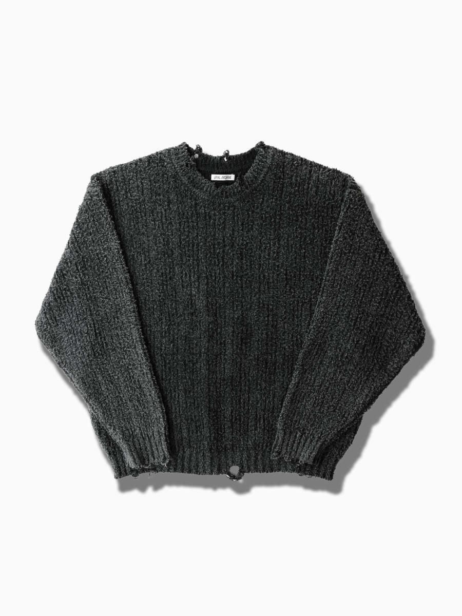 BRAND : VAINL ARCHIVE<br>MODEL : JEFF-D<br>COLOR : BLACK