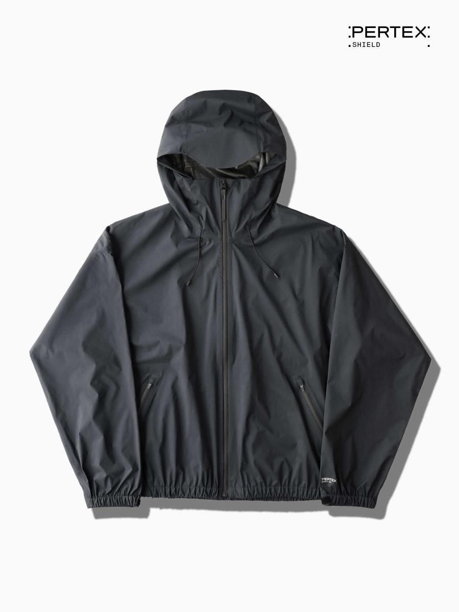 vainl archive ブラック ナイロンジャケット VAINL ARCHIVE - ヴァイナルアーカイブ / SAM HOODY | NOTHING BUT