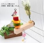 ことりまにあ◇～ふわり～ まん丸な木のブランコ・MIXカラー☆月