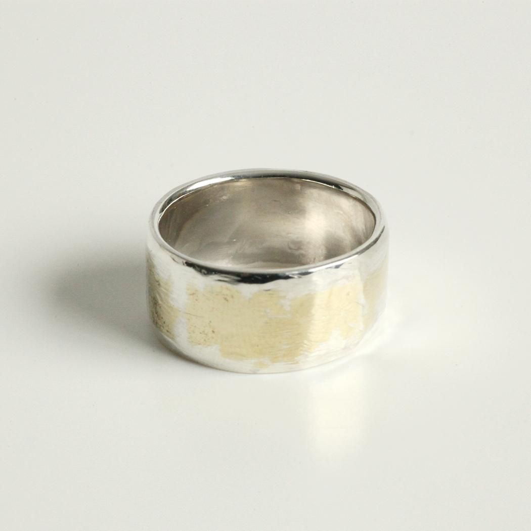 hirondelle クロスリング 11号 hirondelle et pepin（イロンデール エ ペパン） k18 silver sr