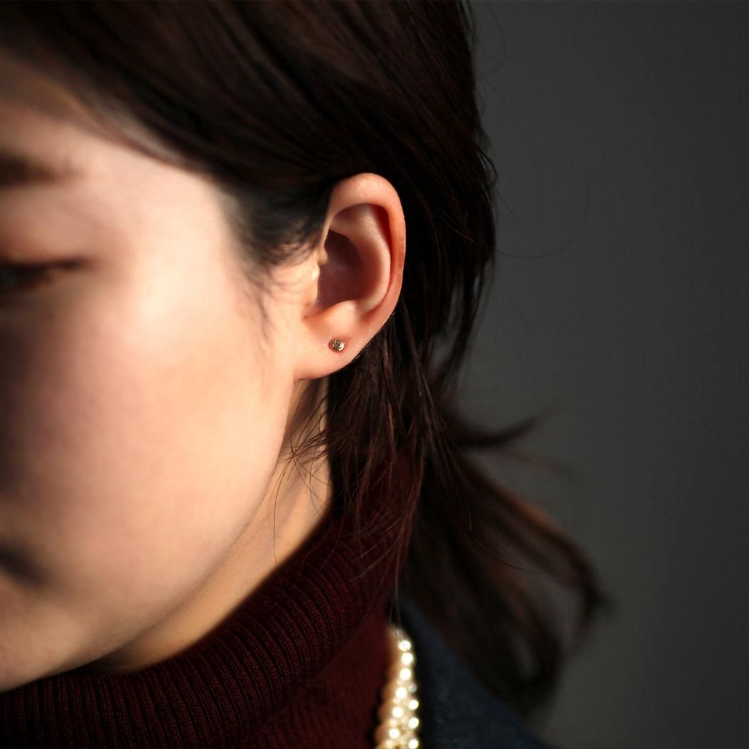 【イロンデール　hirondelle et pépin】ハートピアスＳ イロンデールhirondelle et pépin】ハートピアスS