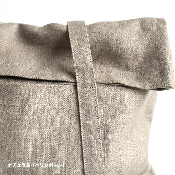 Ense（アンサ） / linen tote L リネン フラップトートバッグ L