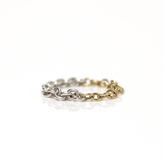 廃番商品】Perche?（ペルケ） / k18 silver loop half チェーン