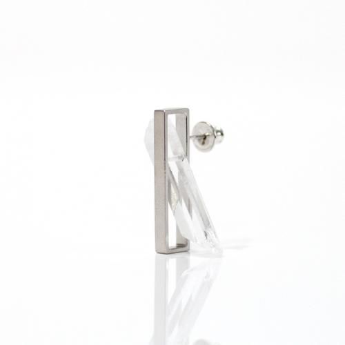  revie objectsʥ֥ġ / IN2-03 INSIDE Quartz Earring L 󥵥 ĥԥ L ()