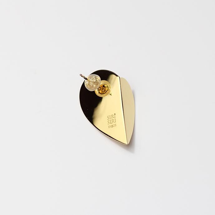 【中型鳥用】螺旋状♪ビビリさんにもすぃすぃ登れるバードスタンド SIRI SIRI（シリシリ）RA305 RADEN Earrings Folding Heart 螺鈿
