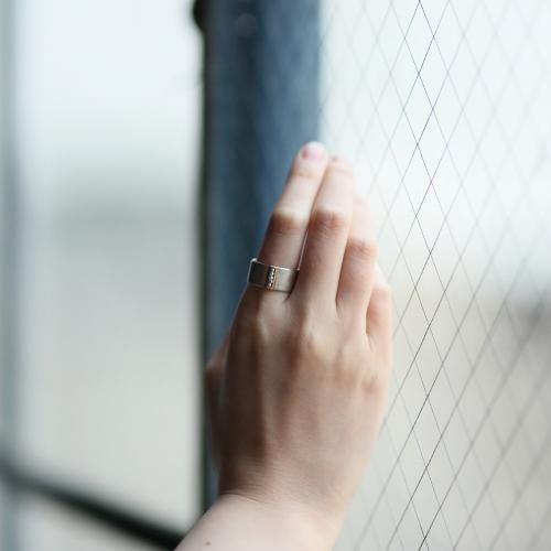  revie objectsʥ֥ġ / SI1-06 SIDE dotted line ring S  ɥåȥ饤 磻ɥ S - ѡ