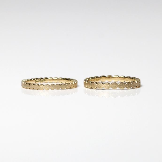アクセサリー Perche? marumaru ring 4 / K18YG Perche? marumaru ring 4 / K18YG