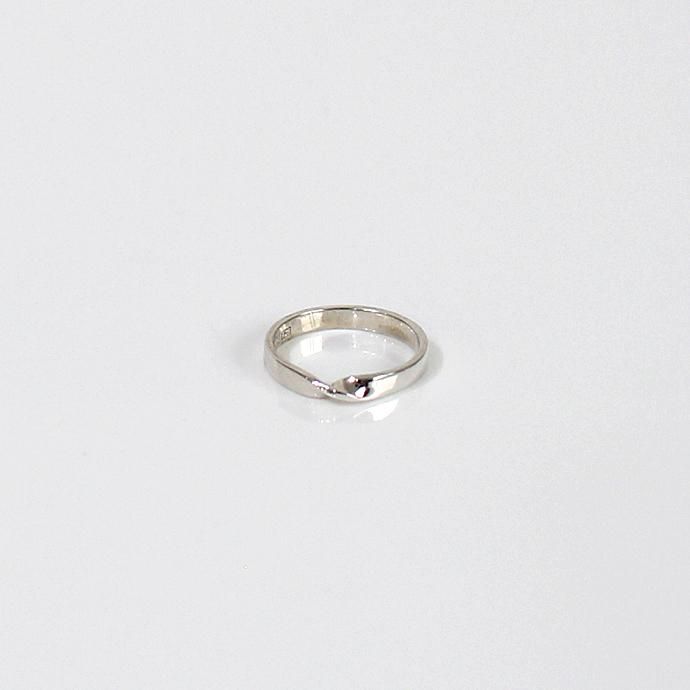 UNKNOWN. silver925 U512 CENTER KNOT リング / シルバー