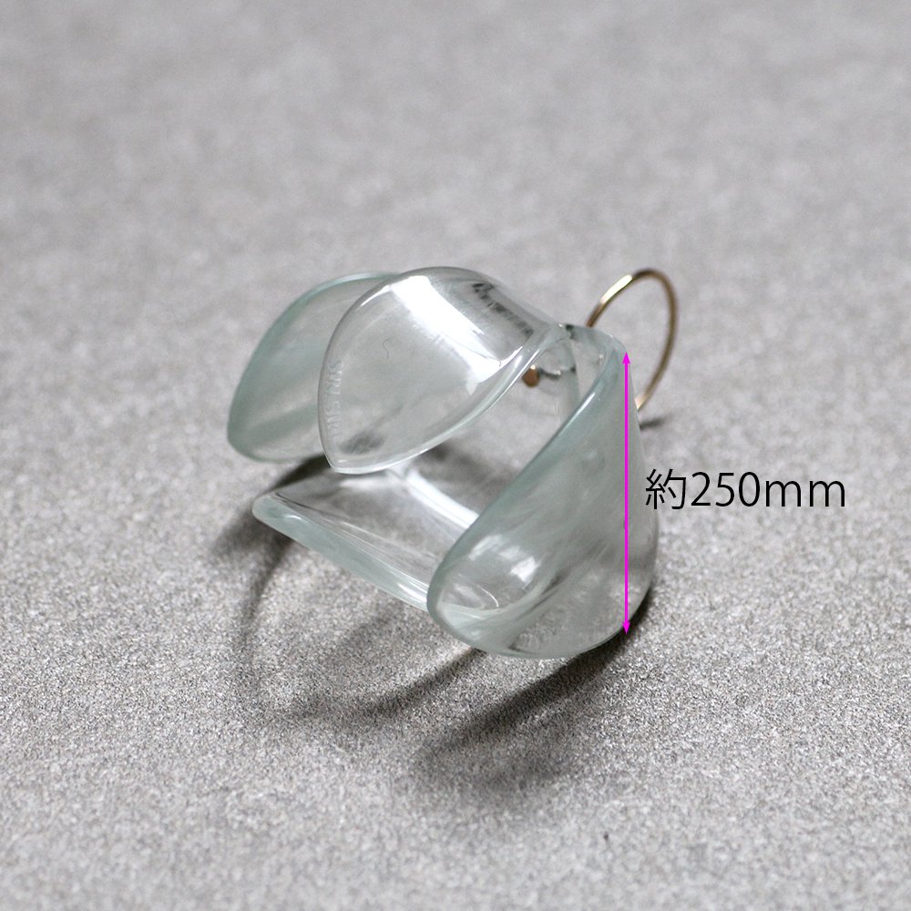 EC301 EXCAVATION Single Earring Anthos JADE CLEAR / エクスカヴェイ