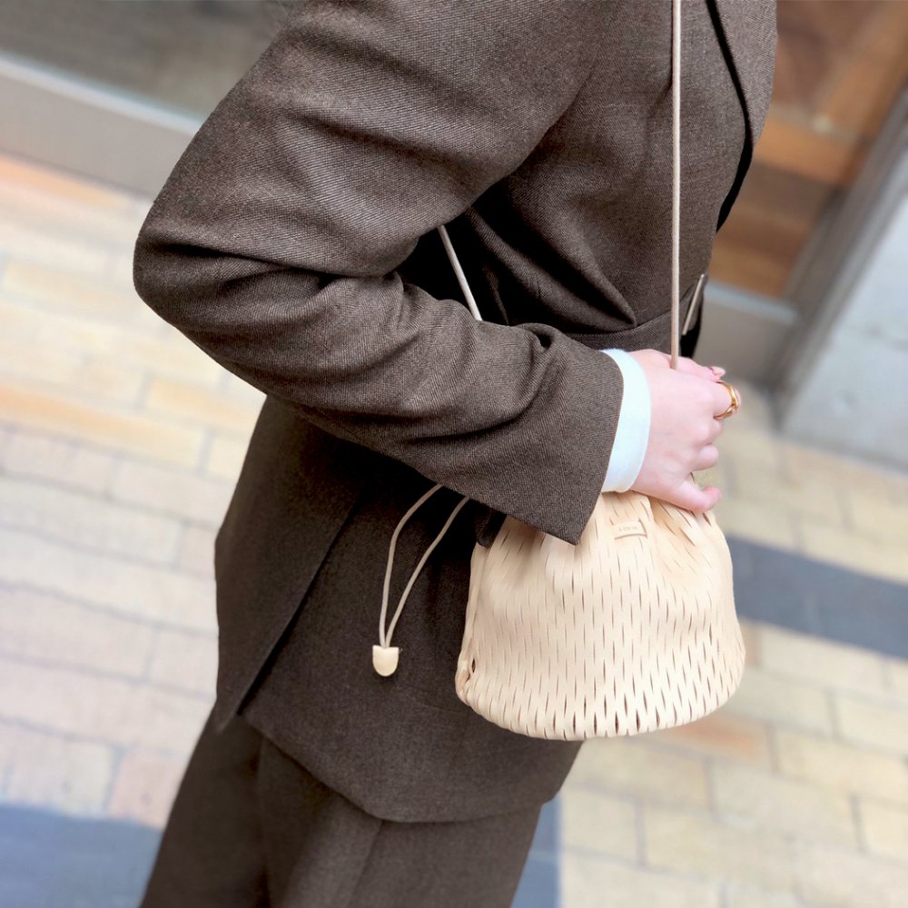 mini dot shoulder bag ミニバッグ pleatsmama korea 【初回限定お試し価格】