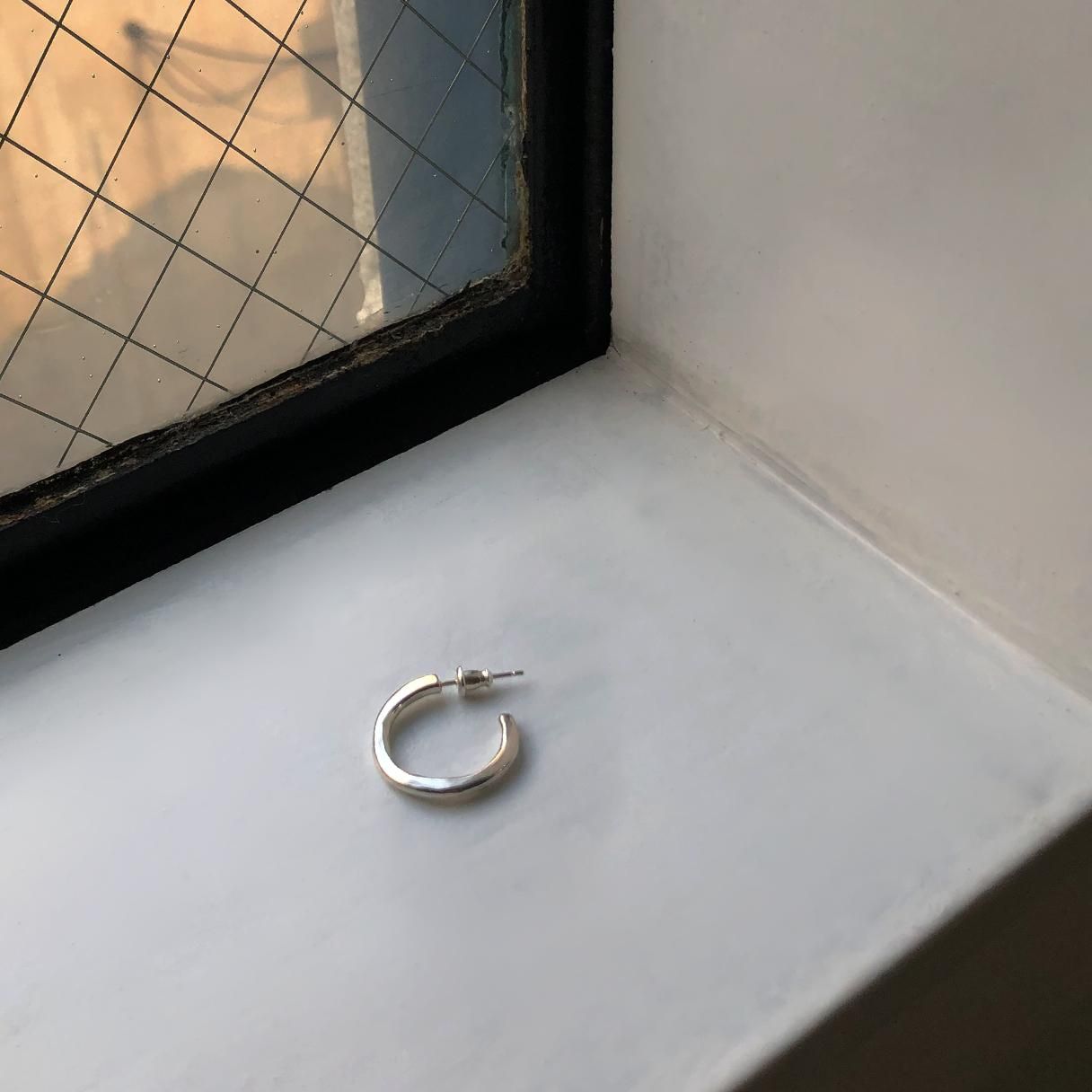 UNKNOWN. silver925 U340 CRASH2 ピアス / シルバー (片耳タイプ