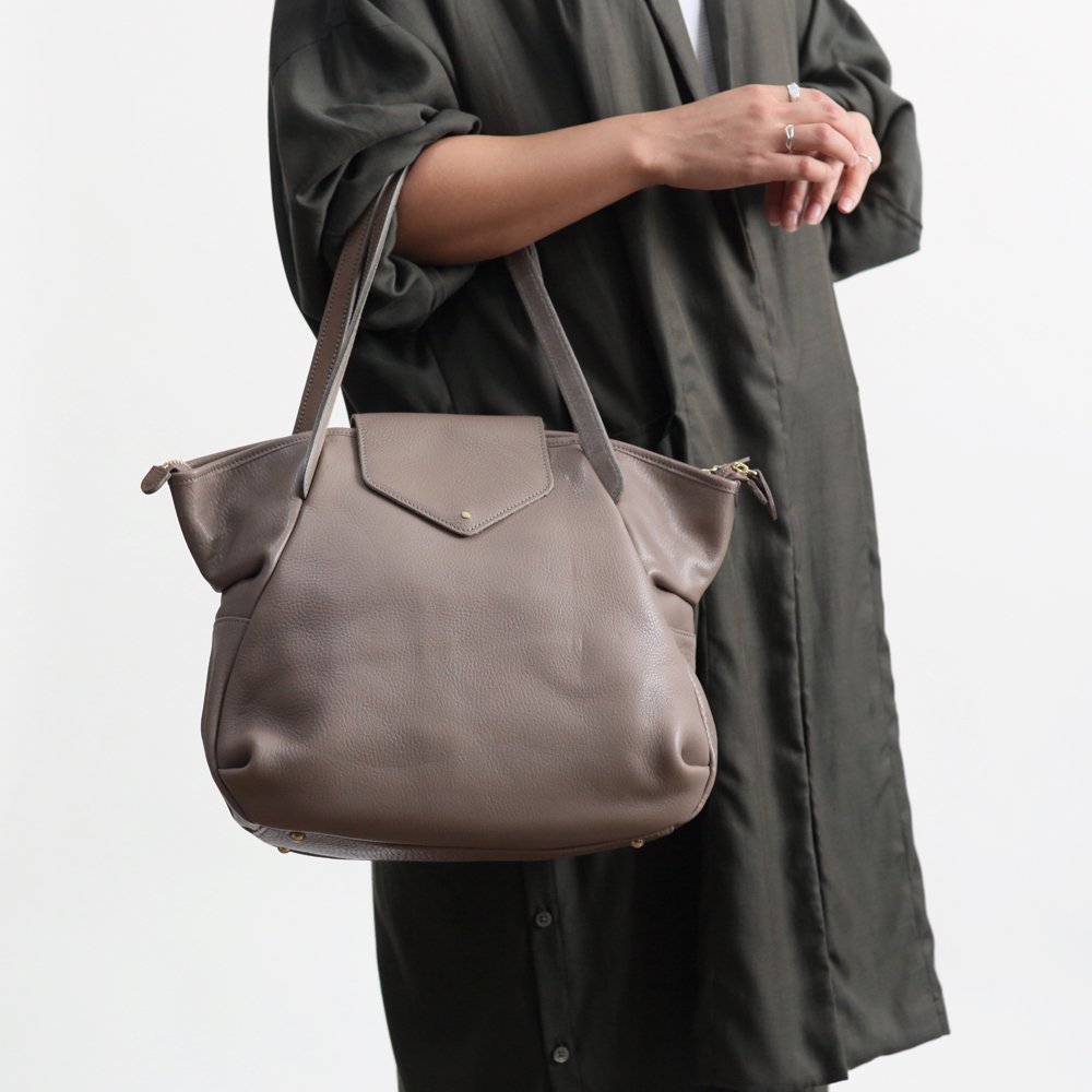 Ense（アンサ） / flap tote S / レザー フラップ トートバッグ S ens 