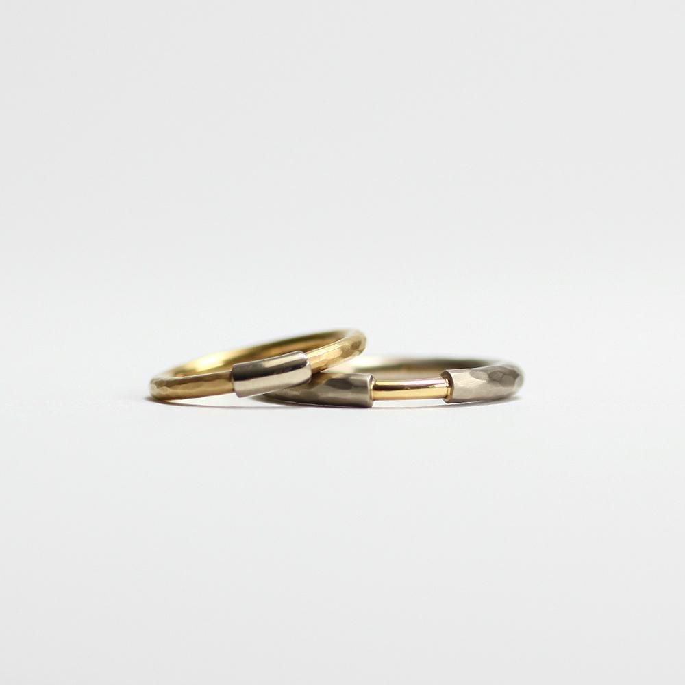 su / MARRIAGE RING 001（槌目）-Eight hundred ships & Co.