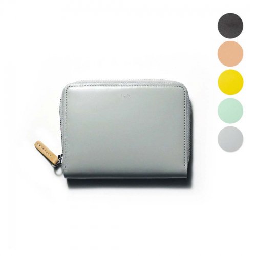  i ro se / ACC-PU01 pop-up medium wallet-2 ラウンドファスナー付き レザー ポップアップ ミディアムウォレット 2 - 全5色
