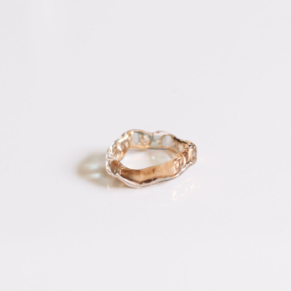 honeycomb ring gold / ハニカム リング ゴールド