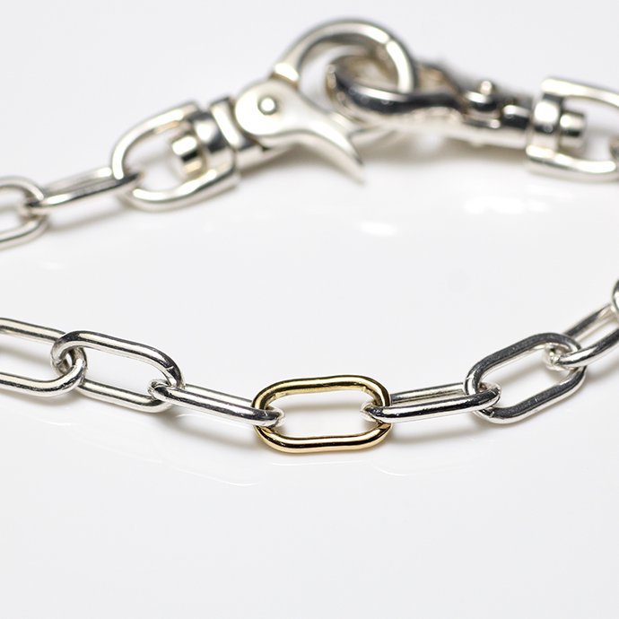 hirondelle et pepin / silver k18 sv-20fw-29 wallet chain バングル