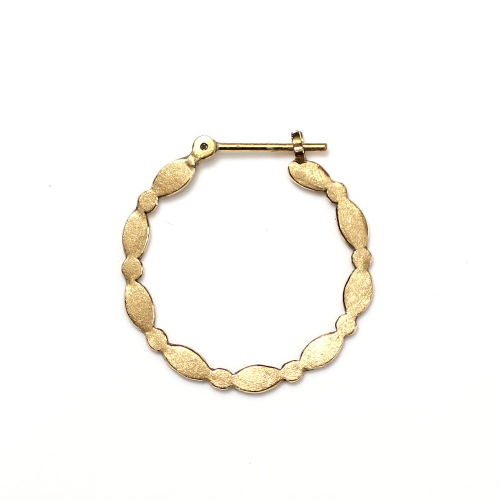 Perche? / k18 maru oval hoop ピアス