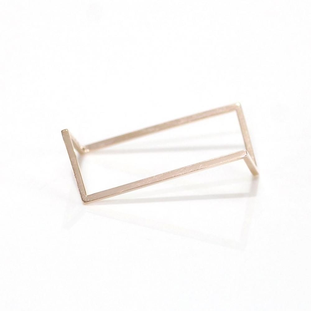 revie objects / BR1-01〈BREAK〉□double ring GLD ダブルリングゴールド