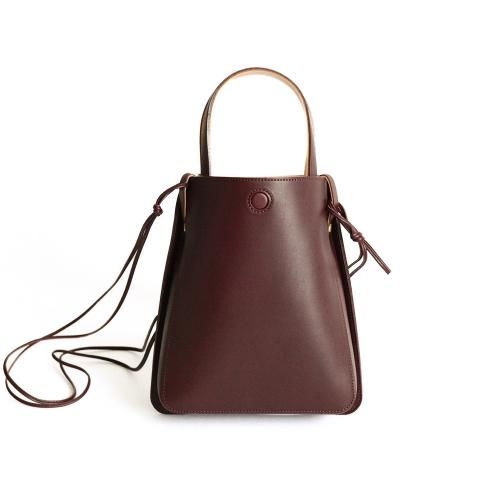  ڴMARROWʥޥ / MA-AC9301 / ROUNDED BOX 2way 쥶 ϥɥХå - MULBERRY