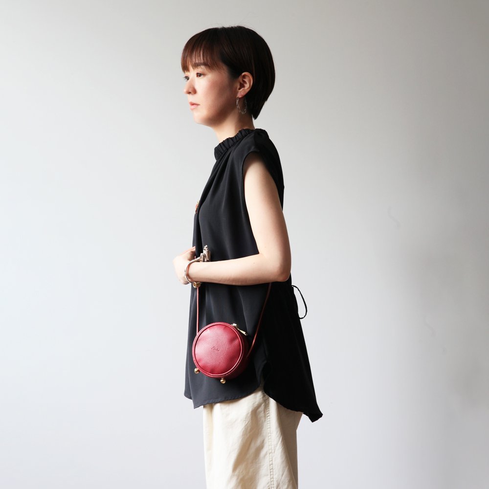 Ense（アンサ） / maru pochette SS レザー マルポシェット SS T201