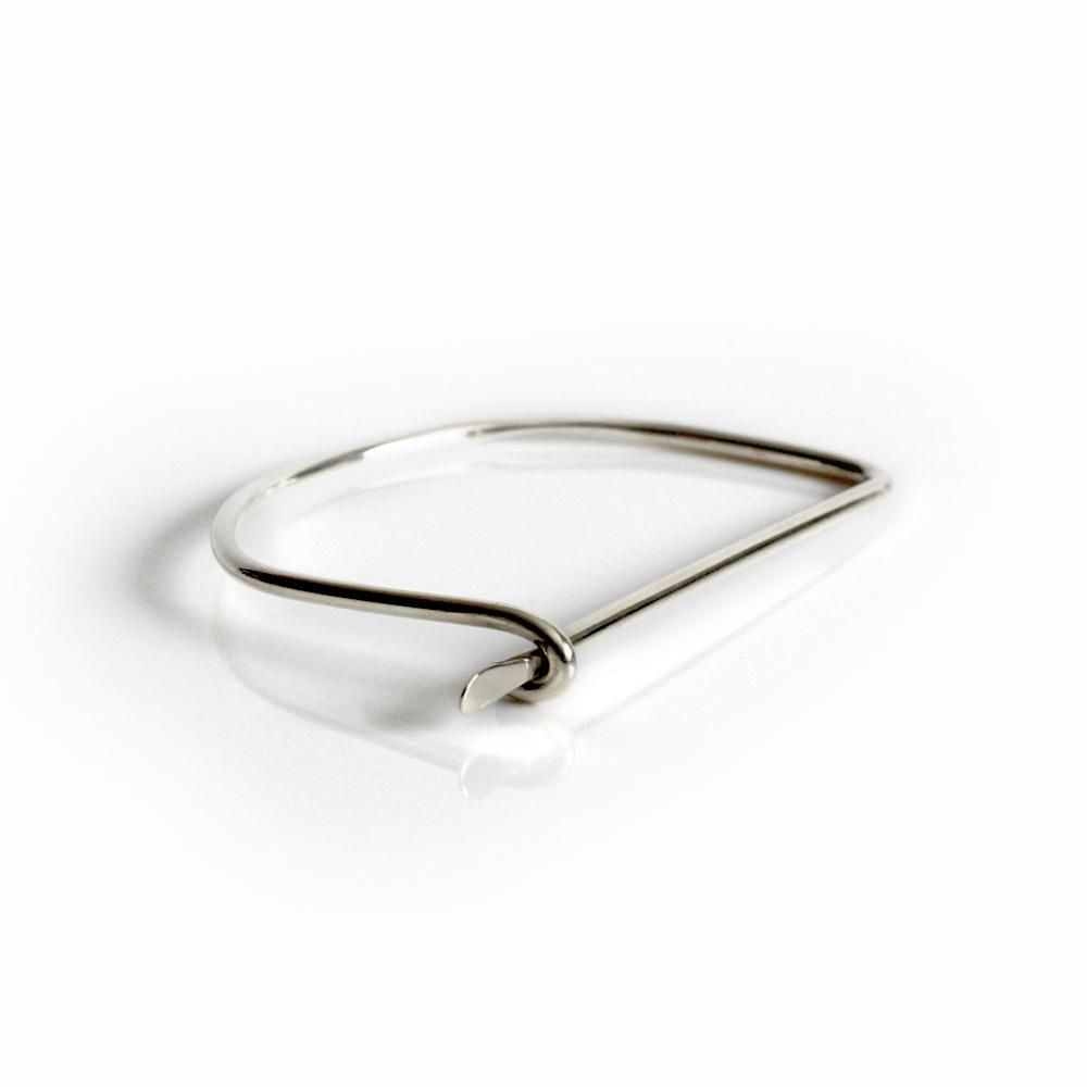 UNKNOWN. / silver925 U229 D BANGLE バングル S - シルバー - Eight