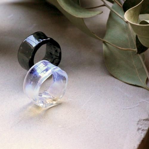 LUCE MACCHIA (롼ޥå) / color rippy circle ring  - ֥å