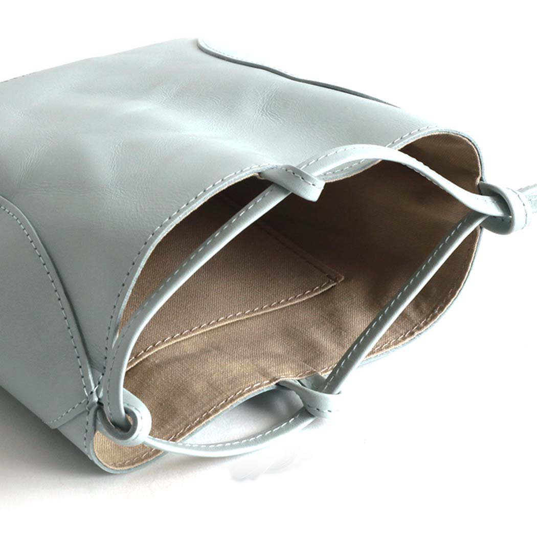 MARROW（マロウ） / MA-AC8106 / PILLOW-3 レザー巾着型ハンドバッグ